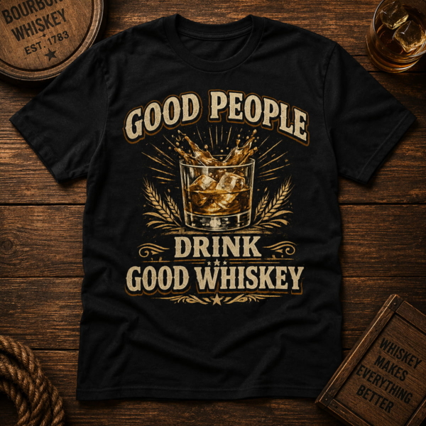 Good People Drink Good Whiskey Shirt