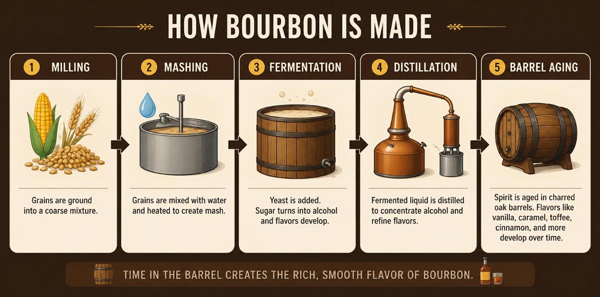 How Bourbon is made